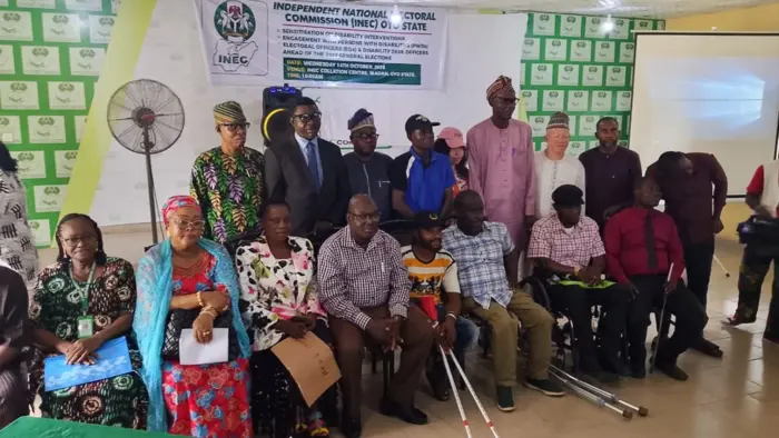 INEC trains persons with disabilities in Oyo ahead of 2027 elections